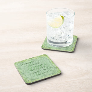 Blessed are Those Who Trust Cork Coaster Set (6)