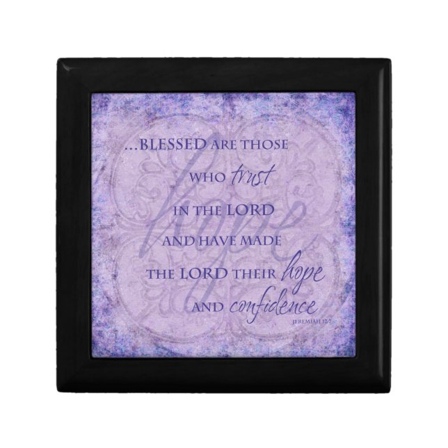 Blessed are Those Who Trust in the Lord Gift Box (Front)