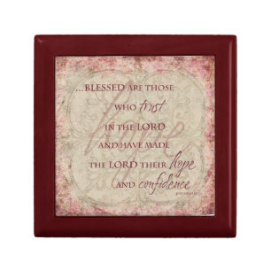 Blessed are Those Who Trust in The Lord Gift Box