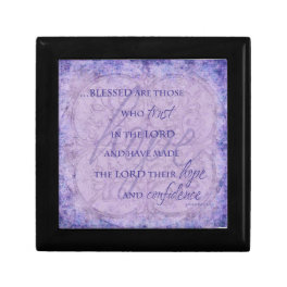 Blessed are Those Who Trust in The Lord Keepsake Box