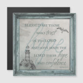 Blessed are Those Who Trust in the Lord Magnet (Front/Back)
