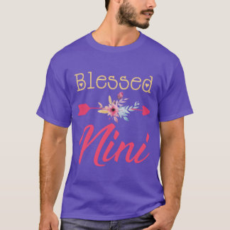 Blessed Arrow Flower Mom Mother s Day family T-Shirt