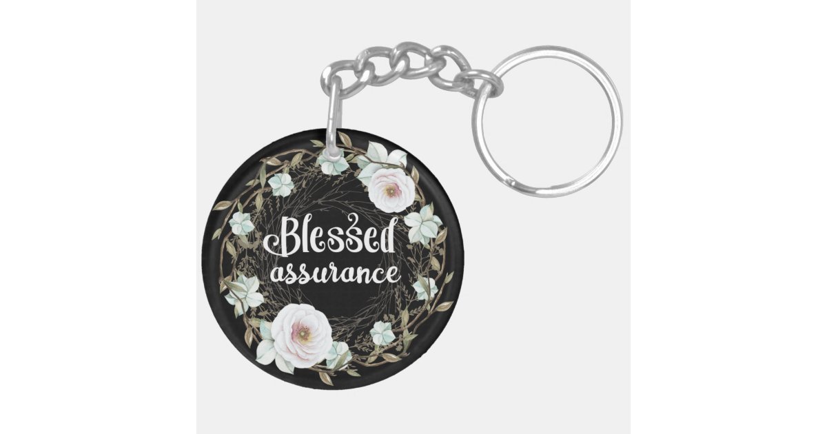 Blessed acrylic keychain