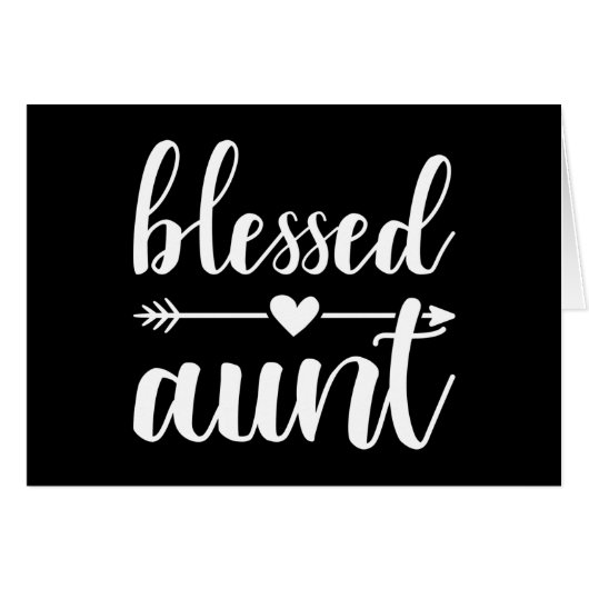 Blessed aunt cards (Front Horizontal)