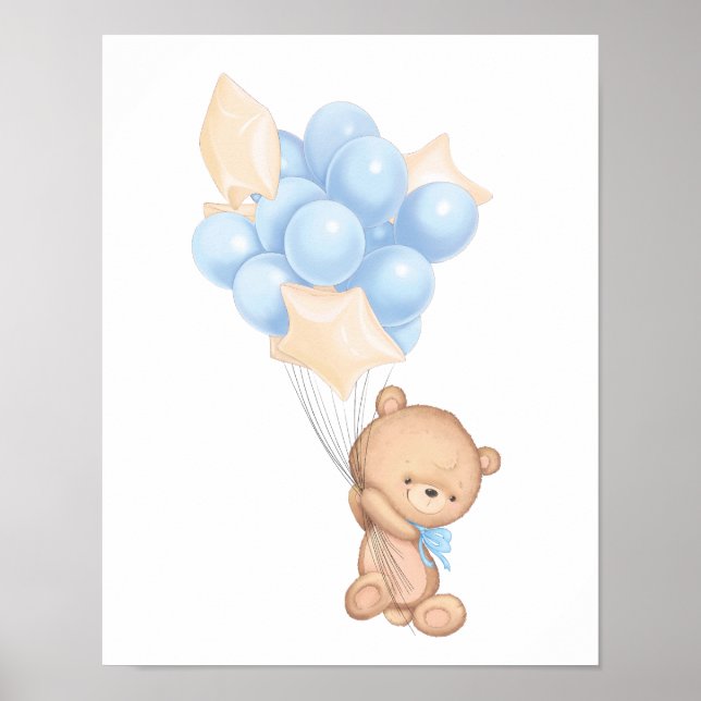 Blessed Baby Boy Nursery Poster (Front)