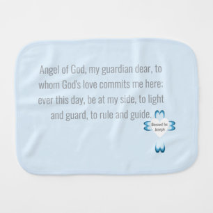 Blessed Baptism Baby Burp Cloth