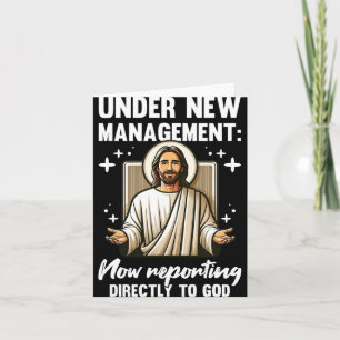 Blessed Baptism Religious Christian Under New Mana Card