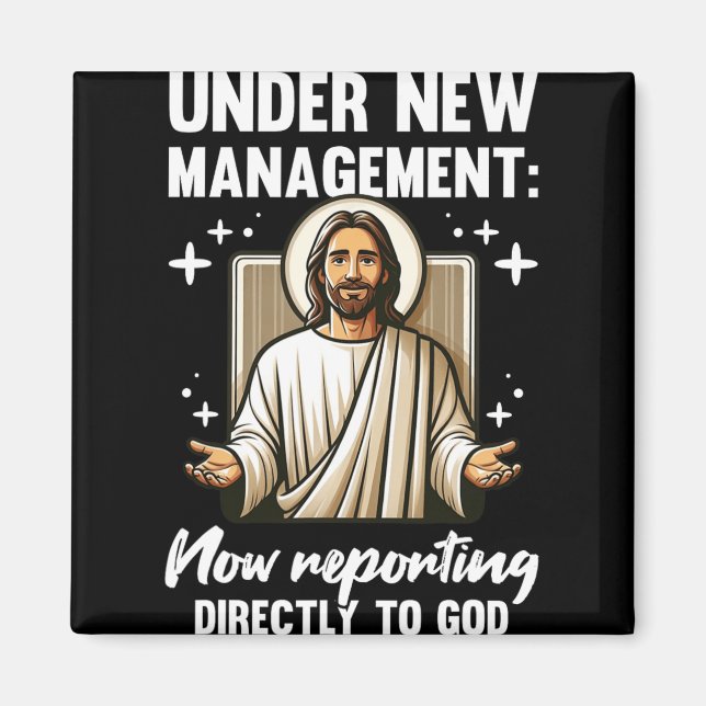 Blessed Baptism Religious Christian Under New Mana Magnet (Front)