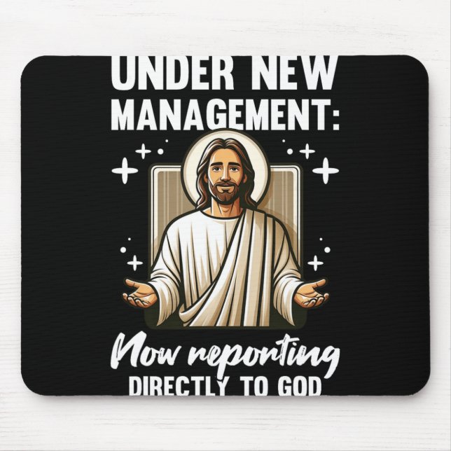 Blessed Baptism Religious Christian Under New Mana Mouse Pad (Front)