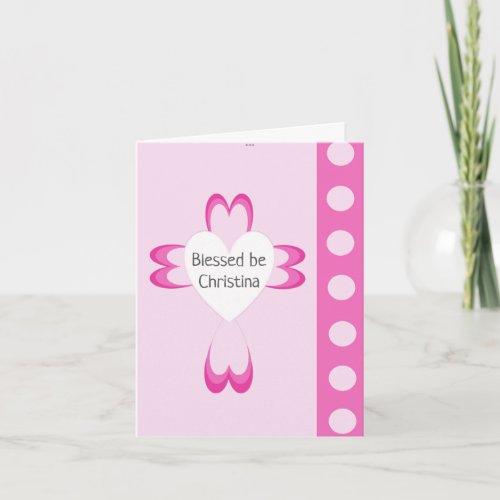 Blessed Baptism Thank You Card