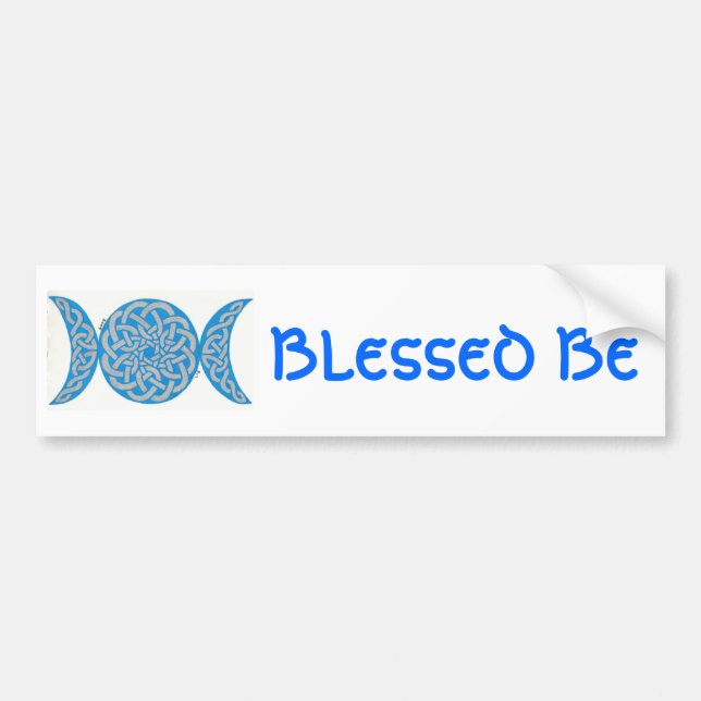 Blessed Be Bumpersticker Bumper Sticker (Front)