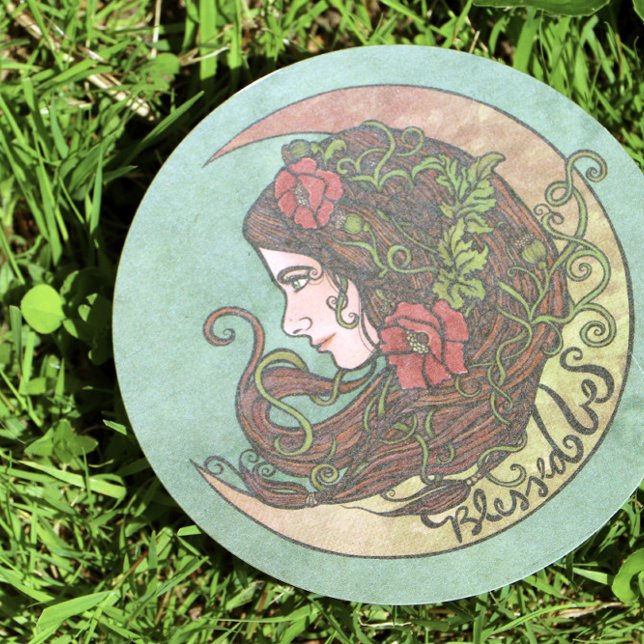 Blessed Be Moon Goddess Pagan  Invitation (Creator Uploaded)