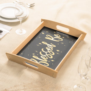 Blessed Be - Pagan Wiccan Witch Serving Tray