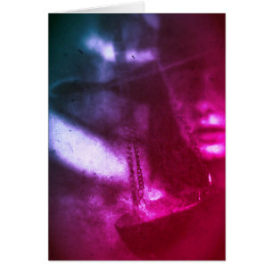 Blessed Be Purple Grunge Cards