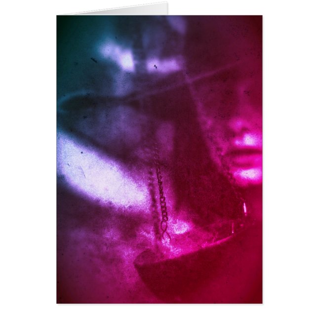 Blessed Be Purple Grunge Cards (Front)