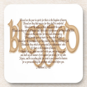 Blessed - Beatitudes Beverage Coaster