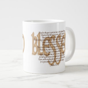 Blessed - Beatitudes Giant Coffee Mug