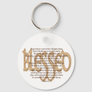 Blessed - Beatitudes Keychain