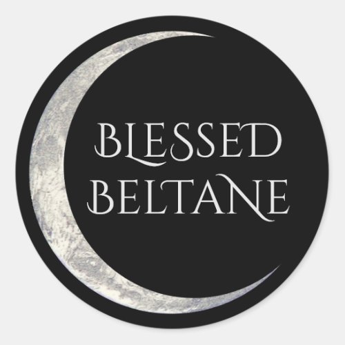 Blessed Beltane Classic Round Sticker
