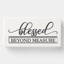 Blessed Beyond Measure - Faith