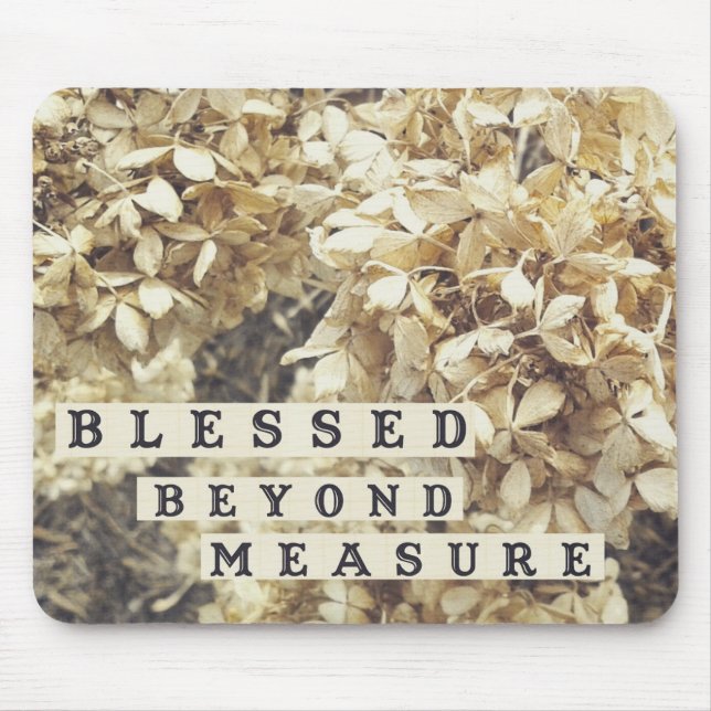 Blessed Beyond Measure Mouse Pad (Front)