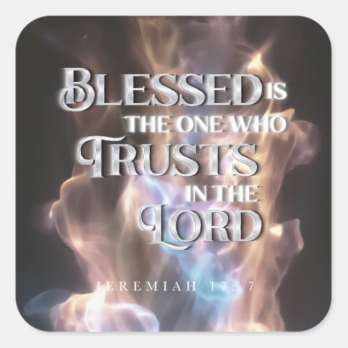 Blessed Bible Verse Inspiration Sticker