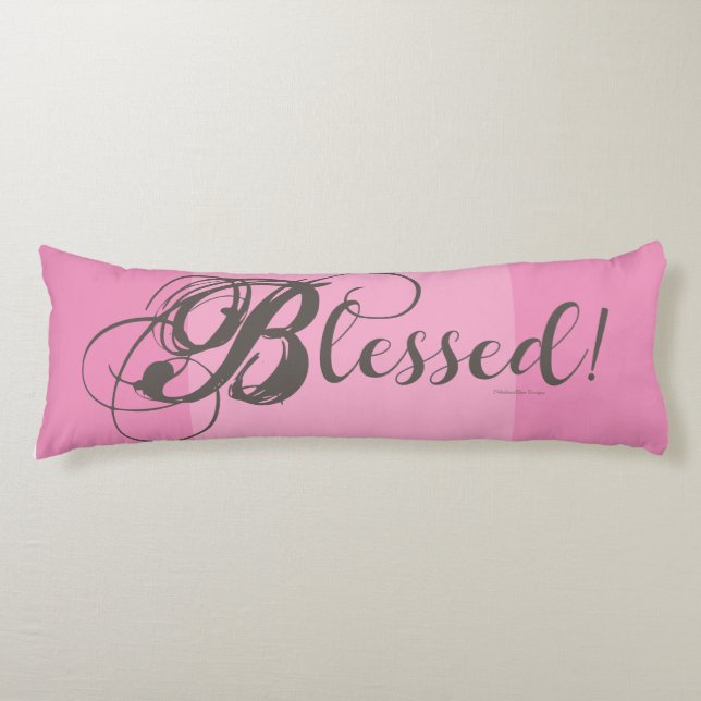 Blessed! Body Pillow (Pink) (Front)