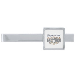 Blessed But Tired Brother Tie Bar