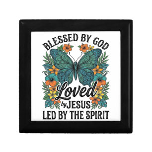Blessed Butterfly Christian T-Shirt Design (2) Gift Box