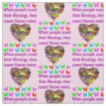 BLESSED BY A NURSE FABRIC