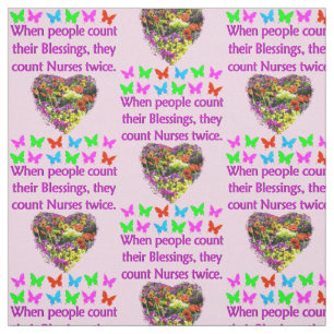 BLESSED BY A NURSE FABRIC