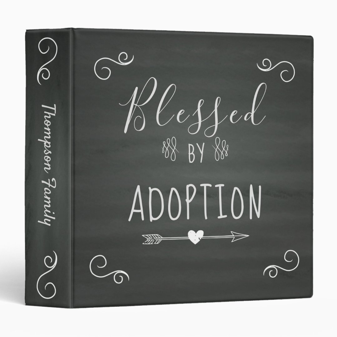 Blessed by Adoption Foster Care, Adopt Gift Binder Zazzle