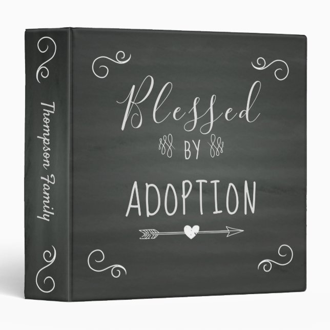 Blessed by Adoption - Foster Care, Adopt Gift Binder (Front/Spine)