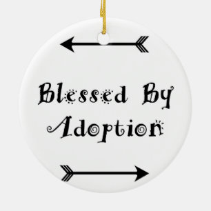 Blessed by Adoption - Foster Care Ceramic Ornament