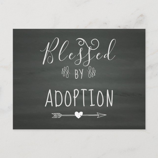 Blessed by Adoption Party Invitation Announcement (Front)