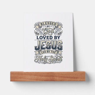 Blessed By God Jesus Holy Spirit Vintage Shirt Picture Ledge