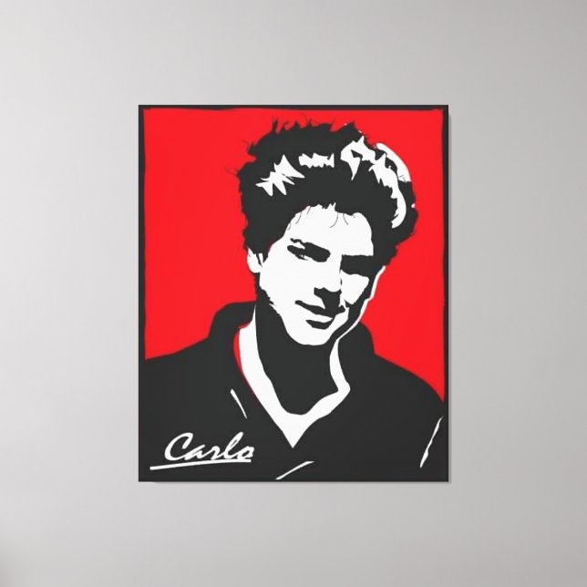  Blessed Carlo Acutis, Beato Carlo, Blessed Carlo Canvas Print (Front)