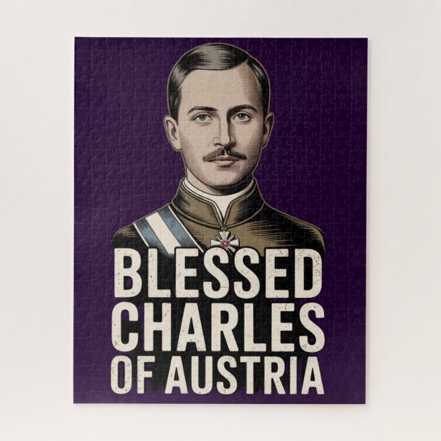 Blessed Charles of Austria Karl Emperor Catholic Jigsaw Puzzle (Vertical)
