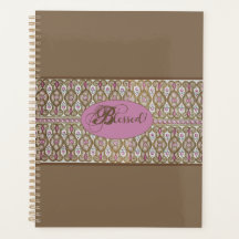 Blessed! - Chocolate/Berry Planner (Chocolate)