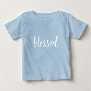 Blessed Christian Baby Boy Blue Baby T-Shirt