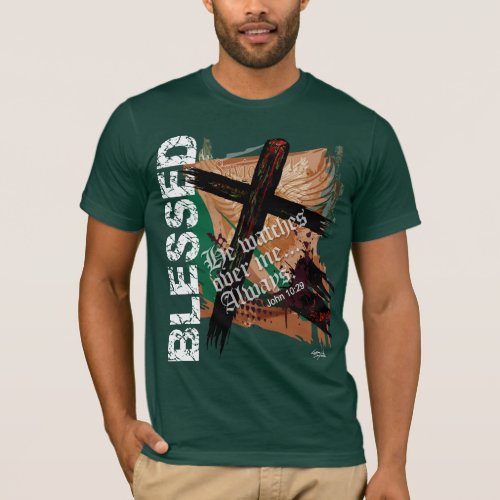 Blessed _ Christian Bible Scripture John 1029 T_Shirt