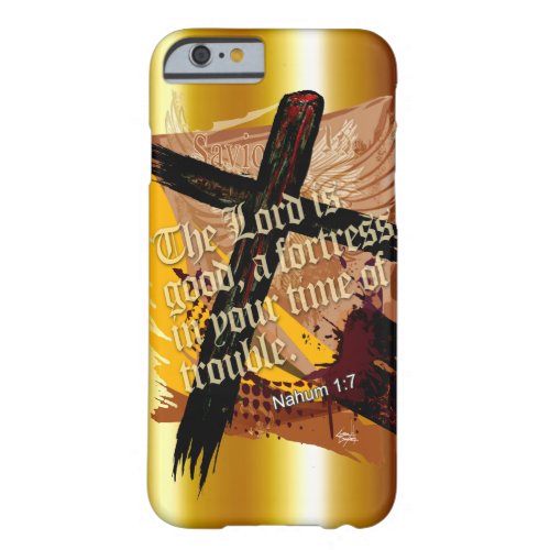 Blessed Christian Bible Scripture Nahum 17 Barely There iPhone 6 Case