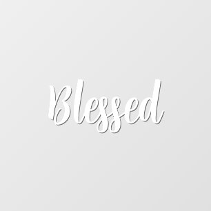 Blessed Christian Wall Decal