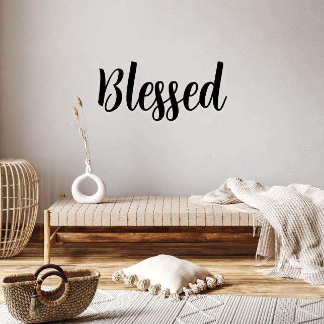 Blessed Christian Wall Decal (Creator Uploaded)
