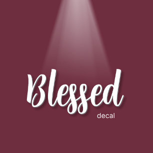 Blessed Christian Wall Decal