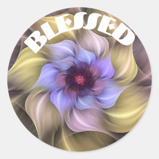 Blessed  classic round sticker