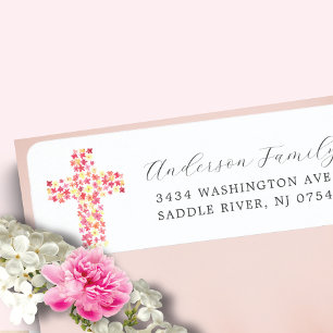 Blessed Cross Return Address Label