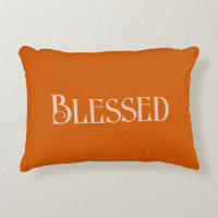 "Blessed" Custom Typography on Bamboo