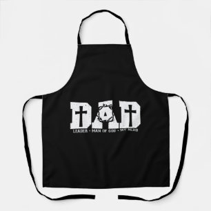 Blessed Dad Daddy Cross Christian Religious Father Apron