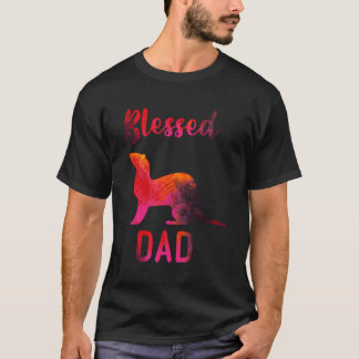 Blessed Dad Ferret Father T-Shirt